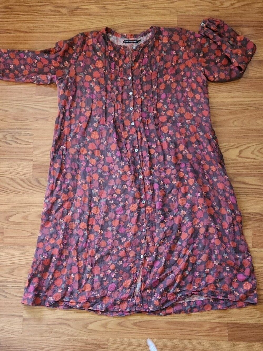 Floral Women’s 100% Hemp Homestead Cottagecore Dress
